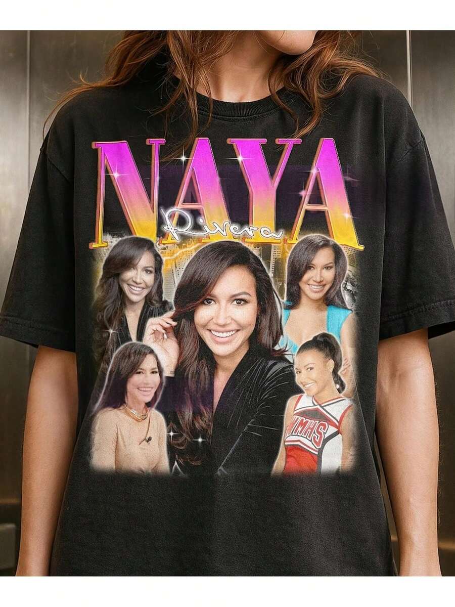 Camiseta unisex de Naya Rivera, suave y agradable para la piel, una pieza básica de ropa casual urbana adecuada para todas las estaciones, versátil para cualquier estilo, asequible para el uso diario y un regalo perfecto para fans y amigos - 220 gramos.