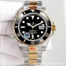 Discounted, Low-Maintenance Submariner Series Two-Tone Black And Green Submariner Watch, Imported Fully Automatic Mechanical Men's Watch Wholesale - 7 - 查看 8