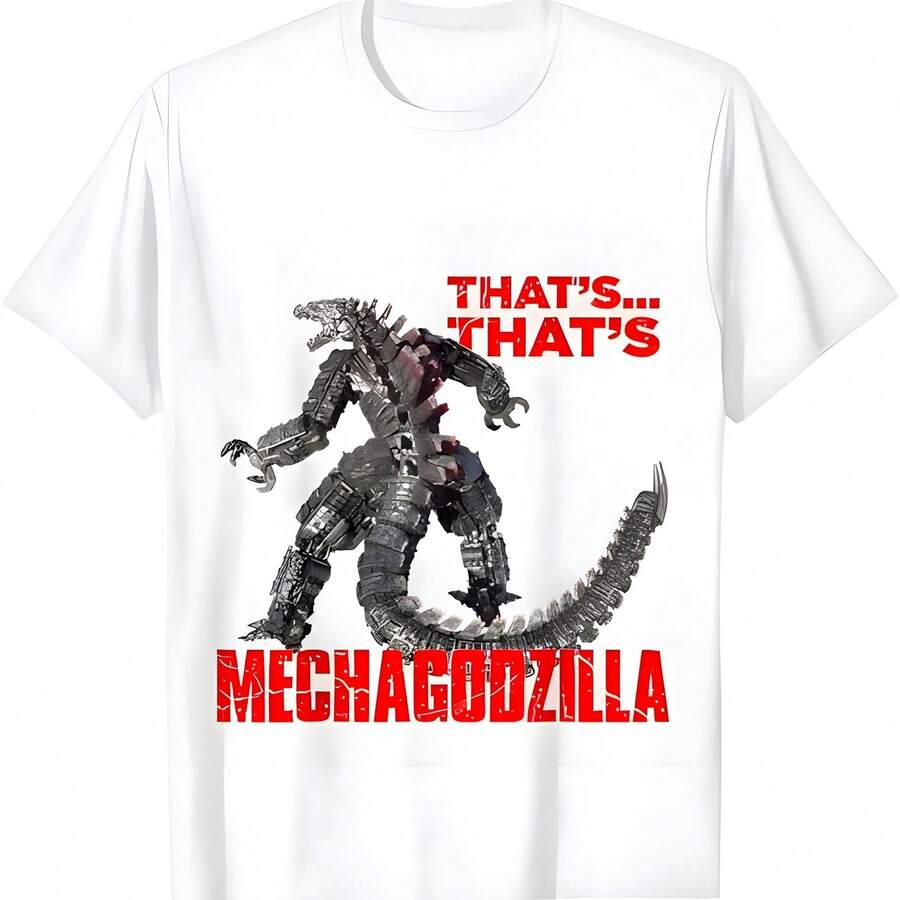 Godzillas vs Kong - Eso es Mechagodzilla Camiseta - Blanco - Ver 1