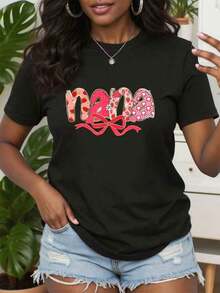 Camiseta Casual con Estampado de Fresas, Camiseta Colorida de Frutas, Camiseta Divertida de Fresas para Verano y Halloween, Camiseta Linda de Bayas, Regalos Ideales para Abuela, Madre y Amigas. - Negro - Ver 8