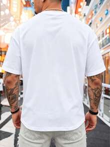 Disney *Toy Story* Men's Summer "Best Buds" Sketch Print T-Shirt - Casual Street Style, Crafted From Ultra-Soft, Lightweight Fabric; Perfect For Casual Hangouts And Movie Nights. - trắng - Xem 4