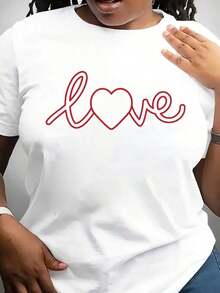Soft, Breathable, And Lightweight For All-Day Comfort. Valentine's Day T-Shirt And Sweatshirt, Crew Neck, Perfect Valentine's Day Gift For Her And Him. Classic Crew Neck With A Relaxed Fit That Flatters All Body Types And Is Easy To Pair With Jeans, Shorts, And Leggings. - 白色 - 查看 7