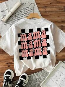 Women's T-Shirt For Spring And Summer - 白色 - 查看 2