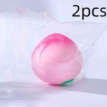 1/2pcs 2026 New Creative Peach Shaped Soft Fidget Ball, Novelty Art Piece Suitable As Party Favors Or Promotional Items, Effective For Anxiety Relief. Applicable For Outdoor Spaces And Office Environments. Innovative Relaxation Tool, Excellent Birthday Gift, Ideal For Friends, Birthday, Party - A - View 14