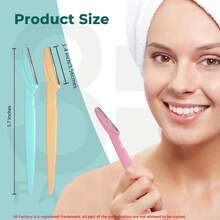 3/6pcs Portable Mini Eyebrow Razors, Fine Safety Mesh Blades, Trim Eyebrows Without Hurting Skin, Macaron Non-Slip Handle, Compact Head Design, Suitable For Daily Makeup Lovers, Beginners, Travelers, Home Grooming, Makeup Prep, Travel Touch-Ups, With Protective Blade Cap, Long Non-Slip Handle, Eyebrow Razor, Eyebrow Razor, Eyebrow Razor, Eyebrow Razor, Eyebrow Razor, Eyebrow Razor, Eyebrow Razor, Eyebrow Razor, Eyebrow Razor - Eyebrow Trimmer - View 3