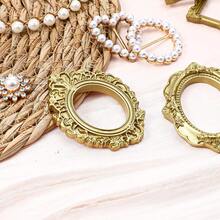 15pcs Mini Vintage Photo Frames, Small Resin Antique-Style Frames, Small Gold Frames Suitable For DIY Wall Hanging, Jewelry Display, Photography, Party, Hotel, Home Decor (Mini Frame A) - 15 pcs - View 3