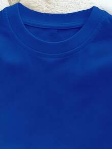 Shooting Cotton T-Shirt For Children - Blue - View 3