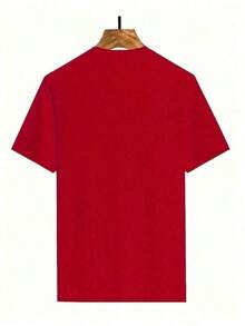 Women's Soft Printed T-Shirt "100% COTTON" - "MINI CHECKED BOW EDITION" KING SHENDY VENDY STORES Pattern - Rojo - View 2
