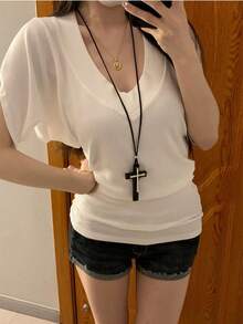 Women Tops - White - View 9