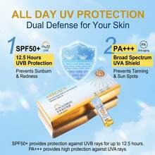 30Pcs/Box SPF50+PA++++ High Protection Sunscreen, Single Pack Sunscreen Lotion, Waterproof And Sweat-Resistant Face Protection Cream, Anti-Sun, Refreshing Without White Cast, Moisturizing, Portable Travel Sunscreen, Suitable For Outdoor Sports - Yellow - View 4