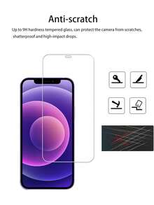 5pcs - Tempered Glass Screen Protector For IPhone 17/15/16/14/11/12/13 Pro Max, High Definition Tempered Glass, Compatible With IPhone XS Max/XR/X/15/7/8 Plus/SE/16e, Birthday Gift, Transparent Phone Screen Protector For Family And Friends, Phone Accessories - Clear - View 4