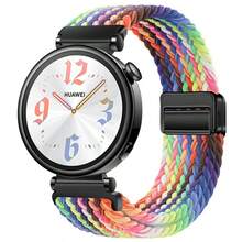 20毫米编织磁扣表带，兼容三星Galaxy Watch 7/6/5（40毫米/44毫米）、GT系列GT2/3（42毫米）、3Pro（43毫米）、荣耀Watch 2 42毫米、SE、E2、Venu/Venu Sq/SQ 2以及其他22毫米表带尺寸。这款表带时尚年轻，佩戴舒适透气。高品质腕表配件，馈赠佳品。 - 彩色 - 查看 16