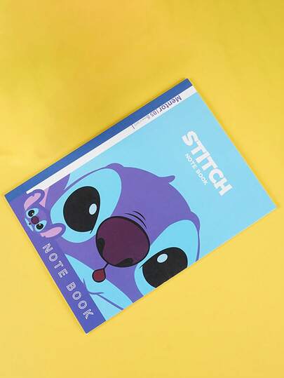  1pc Disney B5 Lined Notebook, Beige Eye-Friendly Student Diary Journal Soft Cover Workbook