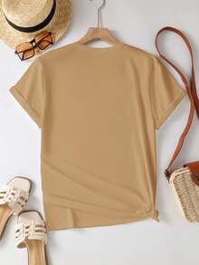 Nueva Camiseta Deportiva Casual para Mujer 2026, Camiseta de Cuello Redondo, Perro ANTIDEPRESIVO, Moda de Perro Anti-Depresión, Camiseta Casual Divertida, Diseño Especial para Amantes de Mascotas y para Quienes Necesitan Relajación, Ropa Cómoda para el Día de la Salud Mental o para Uso Diario, Terapia Canina, Camiseta con Humor, Top Cómodo para Todas las Temporadas. M189 - Caqui - Ver 2