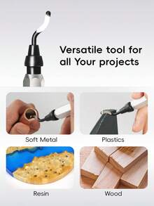 11Pcs Deburring Tool Micro- 3D Print Deburring Tool, Polished & Anodized Handle With 11 High-Speed Steel M2 Blades, Deburring Tool Set 3D Printing, Reamer Tool For Metal, PVC, Copper Pipe, Plastic, Resin & 3D Printed Edges - Multicolor - View 8