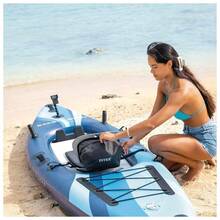 68245EP 10.5ft Dakota Quest SitOnTop Inflatable Kayak, Kayak Folds Into Backpack, 352lbs Capacity, Hand Air Pump, Paddle, Phone - As Illustrated - View 6