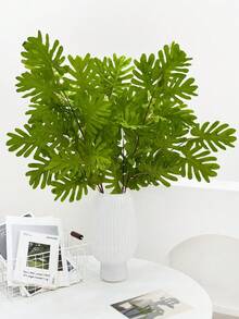 1/2/3件 95公分人造綠色植物含尤加利葉，仿真葉片適用於牆面、客廳、臥室、婚禮、派對裝飾、桌面填充、居家、桌面裝飾、廚房、婚禮、桌子、中心裝飾、辦公室、花園、戶外、房屋、庭院裝飾，適用於春、夏、秋、冬季節性裝飾 - 綠色 - 查看 4