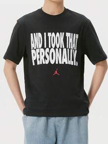 Nike Áo thun nam Jordan Sport Dri-FIT 100% cotton cổ tròn, tay ngắn, kiểu dáng casual, nhanh khô. - màu đen - Xem 2
