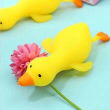 1pc Viral Duck Squishy Toy Stress Relief Squeeze Toy Flour Ball Texture Slow Rebound Decompression Toy Soft Flexible Touch Portable Relaxing Fidget Toy Creative Cartoon Design Anxiety Relief Toy For Daily Leisure Office Desk Decor Bag Pendant Ornament Party Favor Holiday Gift Birthday Gift Small Gift For Friends Classmates Colleagues - Nhiều màu - Xem 2
