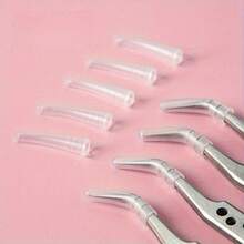 10pcs Tweezer Tip Covers, Protective Caps For Pointed Tips, Nail Clipper Covers, Tweezer Tool Protectors, Suitable For Eyelash Tweezers, Angled, Pointed And Straight Tips, Providing Comprehensive Protection - Multicolor - View 3