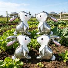 4pcs 41-Inch Cute Rabbit Balloons, Inflatable & Reusable, Suitable For ...
