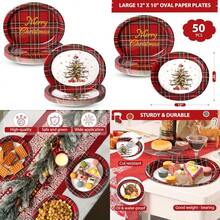 Festive Party Tableware - Red - View 1