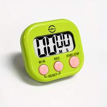1 pieza Temporizador digital de cocina de gran pantalla - Temporizador de cuenta regresiva preciso con alarma fuerte, alimentado por batería de ABS, electrónico, adecuado para maestros, chefs, hogar y aula, con pantalla fácil de leer y diseño compacto - Multicolor - Ver 14