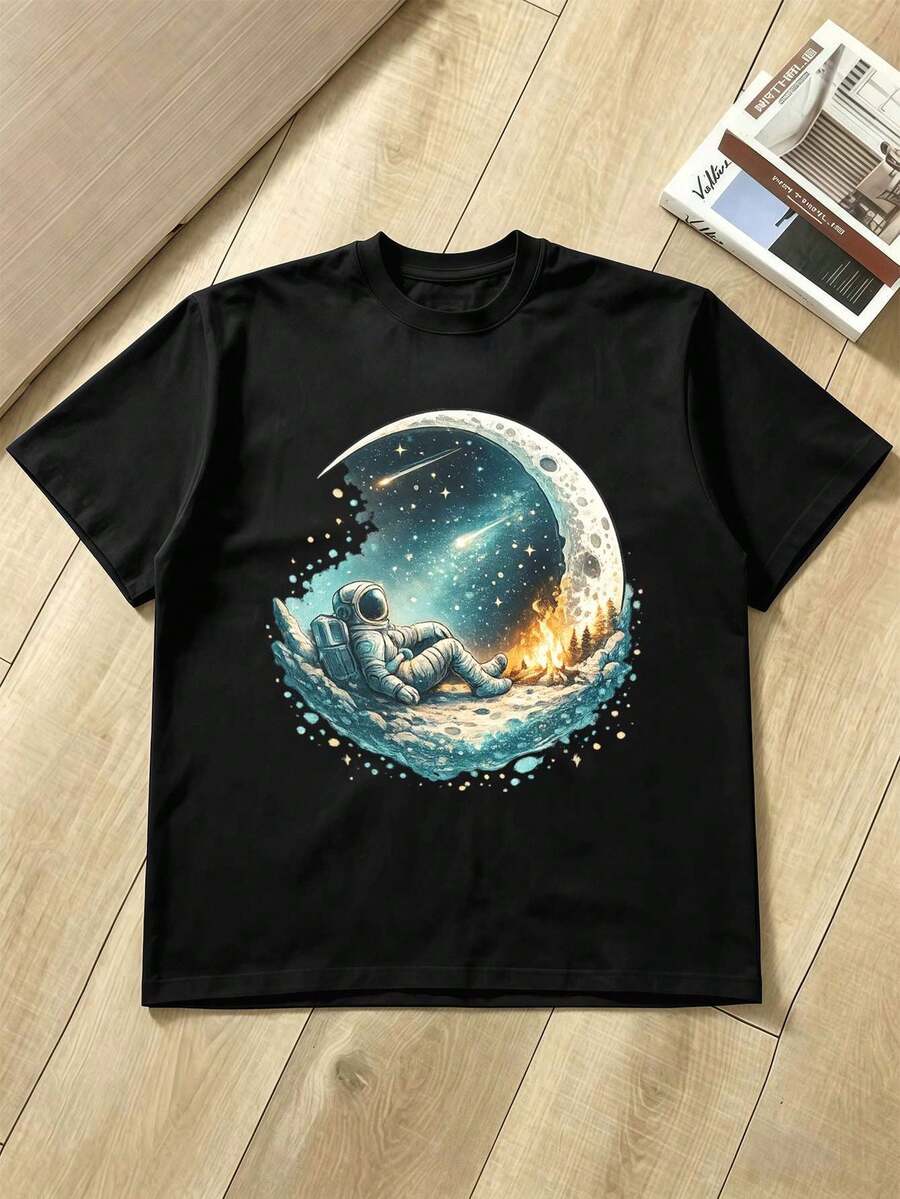 T-Shirts Hommes - Noir - Voir 1