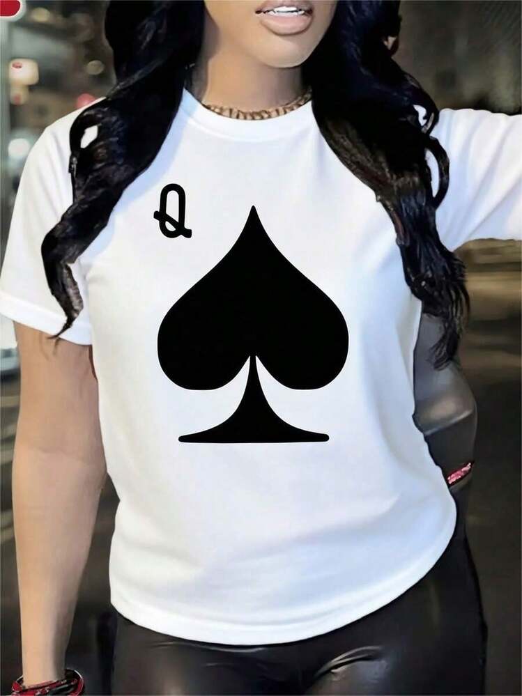 Camiseta de Mujer Moderna y Minimalista, Camiseta de Mujer de Talla Grande, Camiseta de Mujer de Color Sólido -- Ajuste Holgado y Cómodo, Cuello Redondo Simple, Adecuada para Tops Casuales Elegantes. Entrega Local. Tops de Verano en Colores Sólidos. Esencial para fiestas elegantes de verano, 200g casual para el día a día, blusas elegantes para dama - Blanco - Añade 3