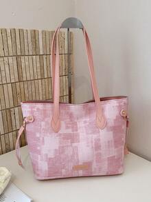 Large Capacity Handbag For Women, New Arrival Minimalist Commuter Shoulder Tote Bag - Multicolor - View 10