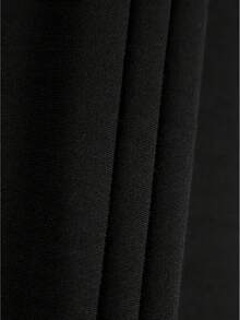 Clothing 2025 - Girls' Loose-Fitting Short-Sleeved Shirt, Medium To Large Size, Men's Summer Outfit - Black - View 8