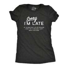 Women's T-Shirt "I'm Only Here To Set A Cover Story" - Funny And Sarcastic T-Shirt, Funny Women's T-Shirts, Cute Vintage Casual T-Shirt For Ladies, Gift - 白色 - 查看 1