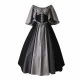 Grey Patchwork Dress