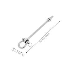 Abaodam 2 Piezas Heavy Duty Stainless Steel Swing Hangers Swivel Hooks For Porch Chair Hammock Punching Bag Wood Steel Beam Mount - Pago - Ver 7
