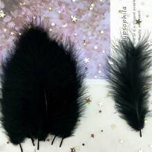 10-15cm Fluffy Marabou Turkey Feather Decor Craft Feathers DIY Handmade Dreamcatcher Wedding Party Decoration 50pcs/Pack - JWR - View 29