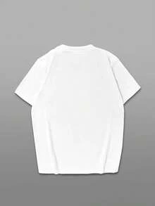 |   Diseño exquisito |   Suelto y cómodo |   Fácil de combinar | Camiseta Blanca para Mujer - Camiseta con Estampado 'Heart Killer', Letras Rojas y Negras - Camiseta Casual Elástica para Uso Diario - Top Ligero de Verano para Mujer - Tela no transparente, corte holgado, estampado resistente, material cómodo, camiseta de manga corta, para amantes de la moda. - Blanco - Ver 2
