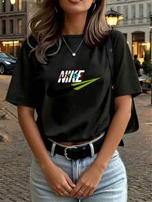Women T-Shirts - Black - View 4