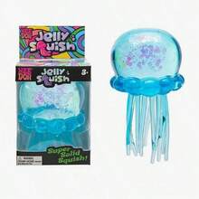 Schylling Jelly Squeeze Glowing Jellyfish Sensory Toy - Requires Super Squeezing, Stress Relief Toy Suitable For Children And Adults, Ideal For Easter And Birthday Gifts - Multicolor - View 9