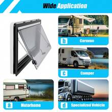 Cut Out RV Caravan Camper Hinged Push Window Ventilation Hatch MG16RW 900*500mm - Caravan Extrapolated Ventilation Window - View 3