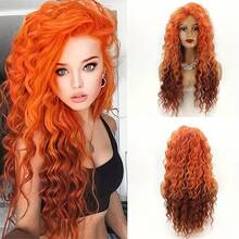 Gradient Gray And Gold Curly Wig, Long Wavy With A Middle Part, Antique Dark Root Synthetic Wig, Women's Style, 80s Halloween Party Beginner-Friendly, Women's Wig, Suitable Parties Or Daily Use - E - Xem 2