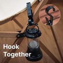 Outdoor Portable Tent Clips, Suitable For 6/10 Person Tents - Multi-Functional Hooks For Camping, Travel And Other Scenarios - Can Safely Hang Clothes, Towels And Equipment - Multicolor - View 2