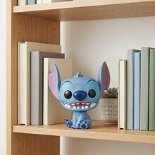 Funko POP! : Lilo & Stitch - Smiling Sittande Stitch #1045 Vinylfigur - Officiell Samlarfigur Actionmodell, Estetisk Skrivbordsprydnad, Perfekt Gåva För Fans Och Samlare - Multifärgad - Visa 5