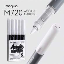 Bộ bút vẽ acrylic Languo 288/240/192/96/9 màu kèm túi đựng, bút vẽ chuyên nghiệp dành cho học sinh, đầu bút mềm, nhỏ gọn, có thể xếp chồng lên nhau, dùng cho vẽ tranh, thủy tinh, chống thấm nước, nghệ thuật vẽ trên cơ thể, quà Giáng sinh, lý tưởng cho năm học mới. - Nhiều màu - Xem 20