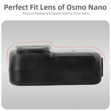 Estuche protector portátil para Osmo Nano, negro, de material plástico, protege el lente y la pantalla del Nano, con cordón ajustable | Protección integral de 2 en 1 | Montaje y desmontaje rápidos | Con 2 almohadillas suaves incorporadas | Compacto, portátil y de fácil almacenamiento | Accesorios fotográficos esenciales para viajes de vacaciones - Ver 6