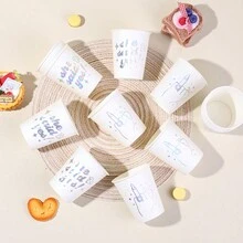 10个/20个/60个装，白色“她说愿意！”全息一次性派对杯，9盎司冷热饮杯，印有“她说愿意！”手形图案，手上戴着钻戒，适用于新娘送礼会、单身派对、婚礼招待会等场合。 - 白色 - 查看 2