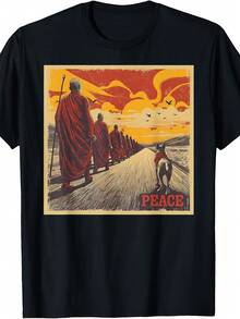 Men Sports Tees & Tanks - Black - View 6