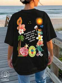 Women T-Shirts - Black - View 7