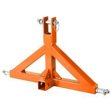 2-Inch 3-Point Drawbar Adapter, Compatible With Cat 1 Tractor Trailer, 3-Point Hitch Receiver, Trailer Ball Mount, Standard Category Tractors - A - View 1