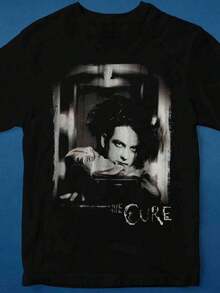 Camiseta de la banda de rock The Cure - Blanco - Ver 1