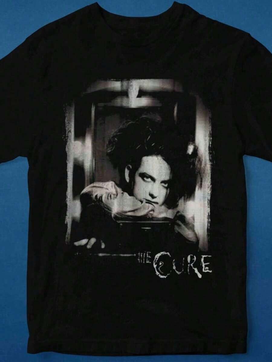 Camiseta de la banda de rock The Cure - Blanco - Ver 1